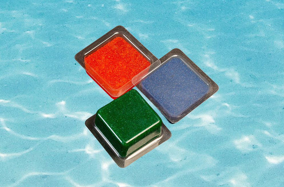 Pool Clarifier Gel Cubes